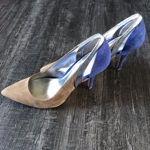 Calvin Klein suede stilettos